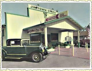 Hand-tinted photo of the Store